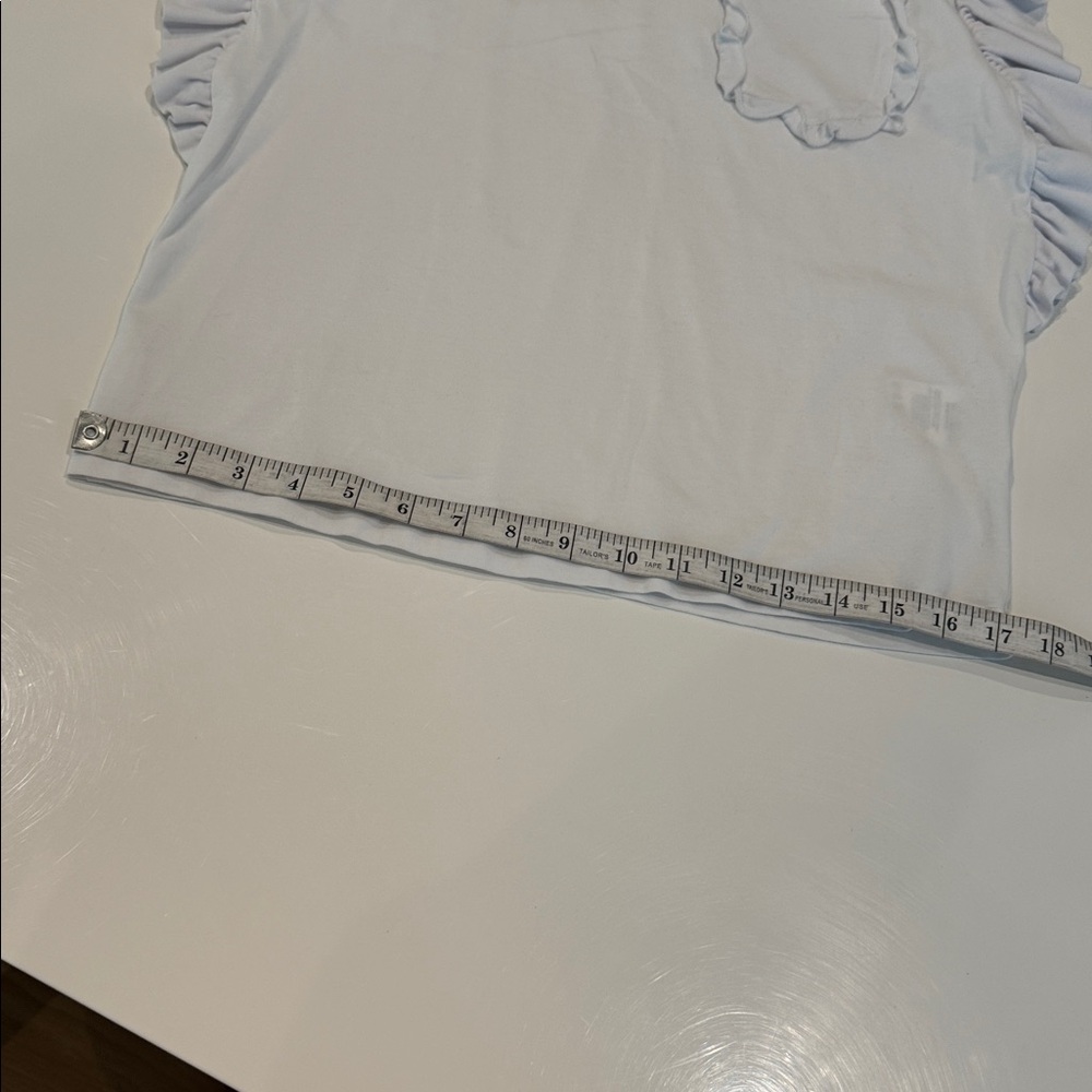 MSGM White Ruffle Top - Picture 8 of 12